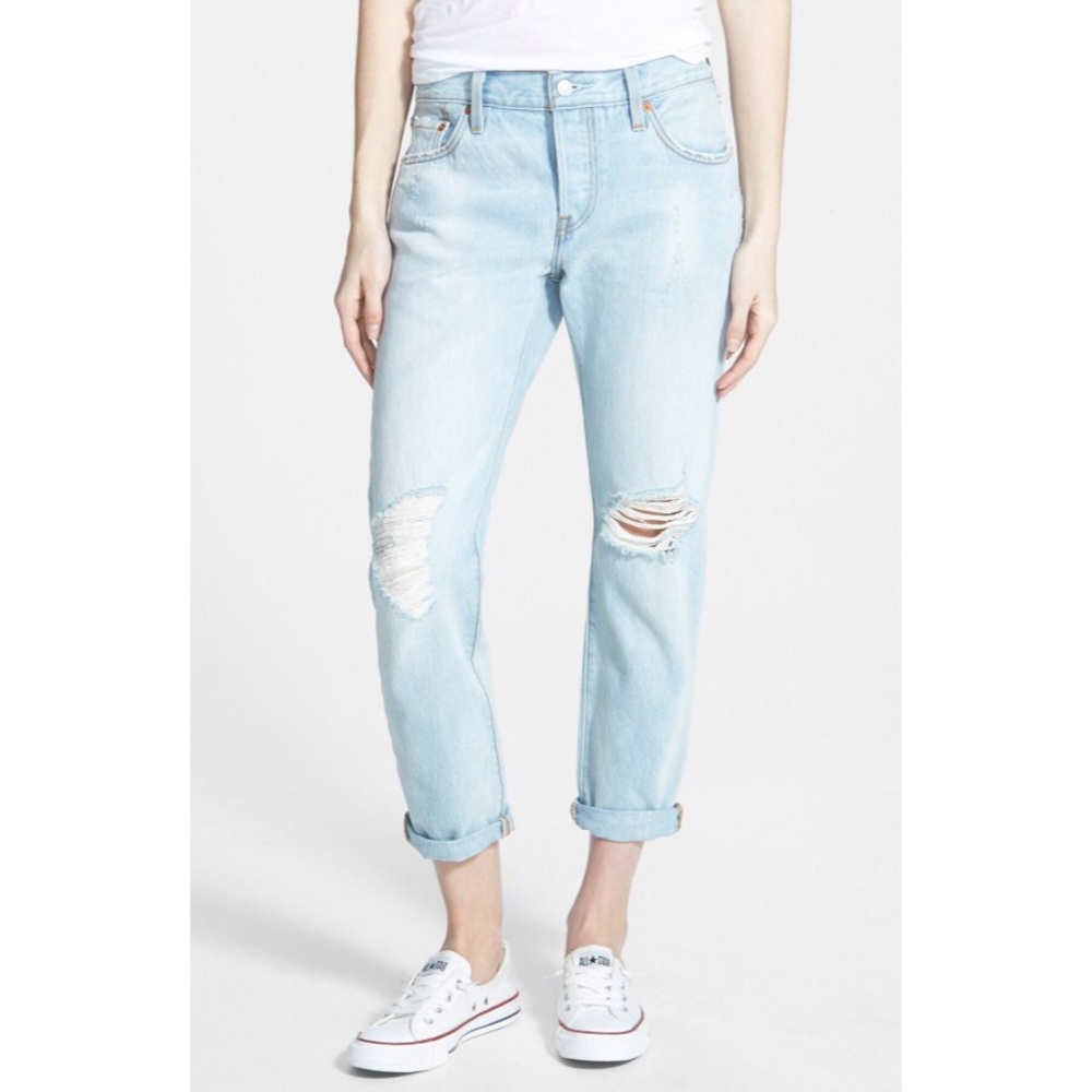Levi’s 501 CT light boyfriend jean